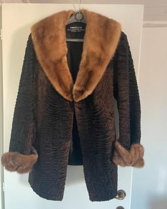 Giacca in swakara marrone