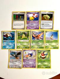 Lotto di 11 Carte ex Pokemon Prodigi Segreti