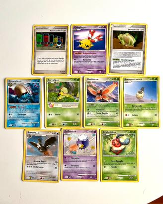 Lotto di 11 Carte ex Pokemon Prodigi Segreti