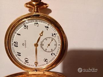 Orologio da taschino Lorenz placcato in oro
