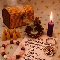 ✨ Set Scrigno Magico con Portaincenso Ninfea ✨