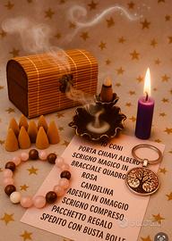 ✨ Set Scrigno Magico con Portaincenso Ninfea ✨