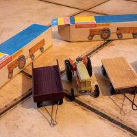 Aps Politoys Polistil 65 trattore fordson rimorchi