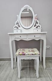 Toeletta Trucco con Specchio Girevole