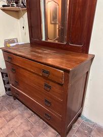 Casssettiera con specchio