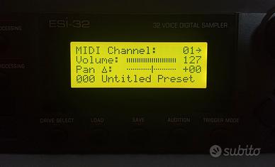 Display sostitutivo per Emu Esi 32 (14 pin cable)