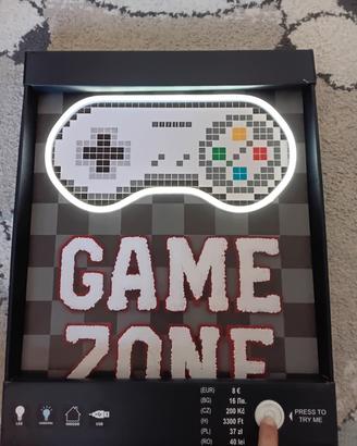 Lampada quadro LED gaming