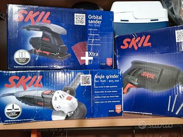 trapano,smerigliatrice, levigatrice orbitale skill