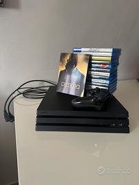 PS4 PRO 1tb. controller:1 + 14 giochi