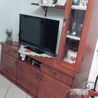 parete attrezzata in legno 
