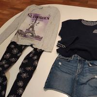 Abbigliamento bambina 8 pezzi 8-9-10 anni