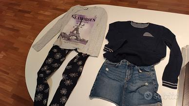Abbigliamento bambina 8 pezzi 8-9-10 anni