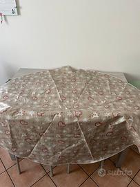 Tovaglia rotonda plastificata Natale