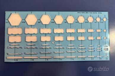 Normografo Vittorio Martini M511  pa