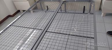 2 reti letto elettrosaldate come nuove