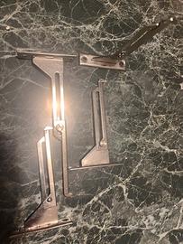 Staffe reggimensola acciaio inox