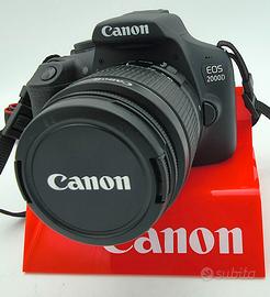 Canon EOS 2000D+EF-S 18-55mm (Scatti 3.172) USATO