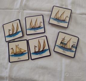 N.12 sottobicchieri in sughero 