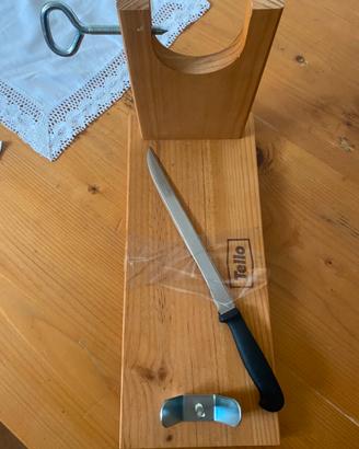 Porta Prosciutto in legno.