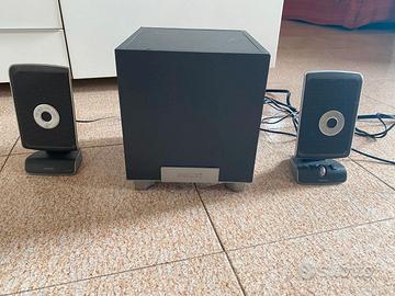 Set satelliti + sub 2.1 philips pc stereo 