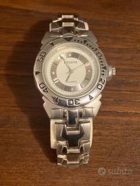 GENEVA QUARTZ Vintage Stainless Steel Rare Model