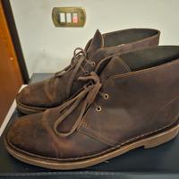 SCARPE CLARKS 43 ORIGINALI MARRONE CHIARO PELLE