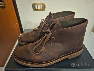 SCARPE CLARKS 43 ORIGINALI MARRONE CHIARO PELLE
