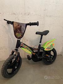 Bici Bambino 2-4 anni, 12" con rotelle