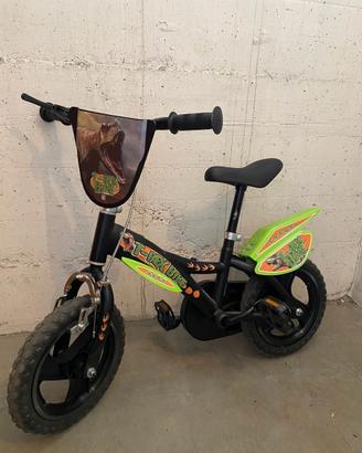 Bici Bambino 2-4 anni, 12" con rotelle