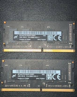Kit Ram ddr4 8gb notebook / IMac  SO-DIMM PC4