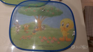 Coppia tendine laterali parasole auto baby Looney