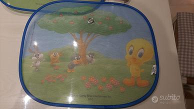 Coppia tendine laterali parasole auto baby Looney