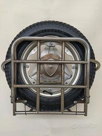 Portapacchi e ruota Lambretta DL TV LI SX