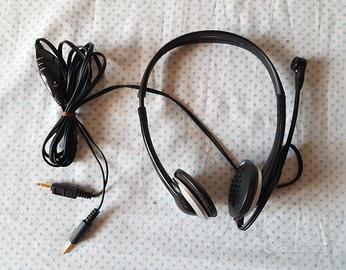 Cuffie Vintage archetto microfono controllo volume