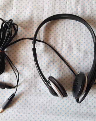 Cuffie Vintage archetto microfono controllo volume