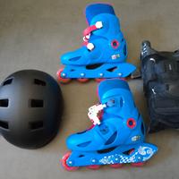 roller Blade più protezioni