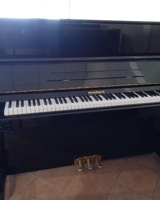 Pianoforte verticale Weisbach 123 nero lucido