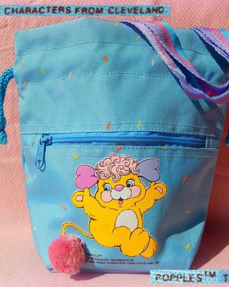 POPPLES Vintage 1986 BORSETTA Mini Borsa Tracolla