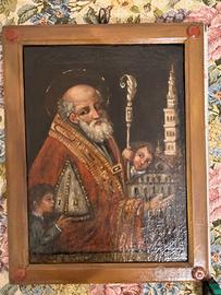 Quadro antico San Geminiano patrono di Modena