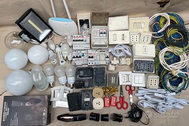 LOTTO MATERIALE ELETTRICO USATO FUNZIONANTE