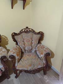 Divano antico + due poltrone