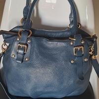 borsa blue anche con tracolla