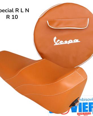 Sella America e Copriruota Marrone Rigo Bianco Ruo