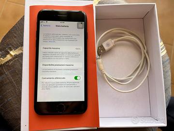 IPhone 7 batt 100🔋Black (nero opaco) 32 giga