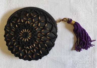 ORIGINALE PORTAMONETE ROTONDO DONNA ART DECO’
