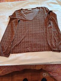 Maglietta Stefanel melange marrone