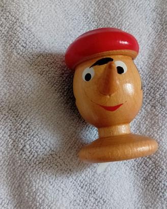 Pinocchio porta matite in legno