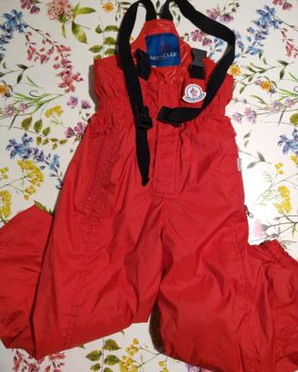 Salopette sci Moncler bambino 