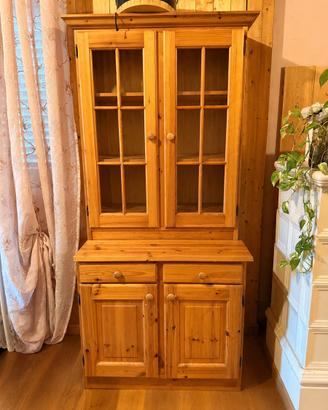 Vetrina e credenza legno