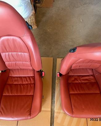 Porsche 996  4S sedili rosso boxster soft look